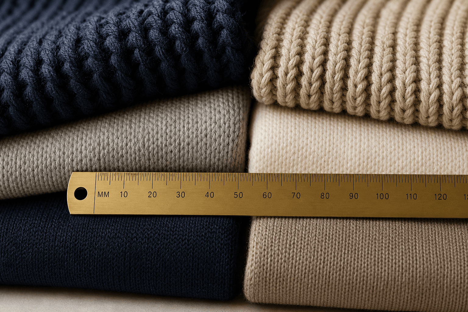 Knit Gauge Guide: 3GG, 5GG, 7GG and 12GG resource cover image for B2B knitwear buyers.