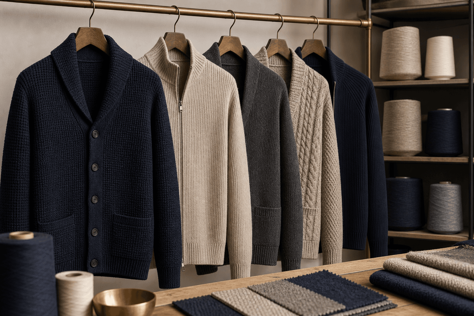 Men's Cardigan Development Guide resource cover image for B2B knitwear buyers.