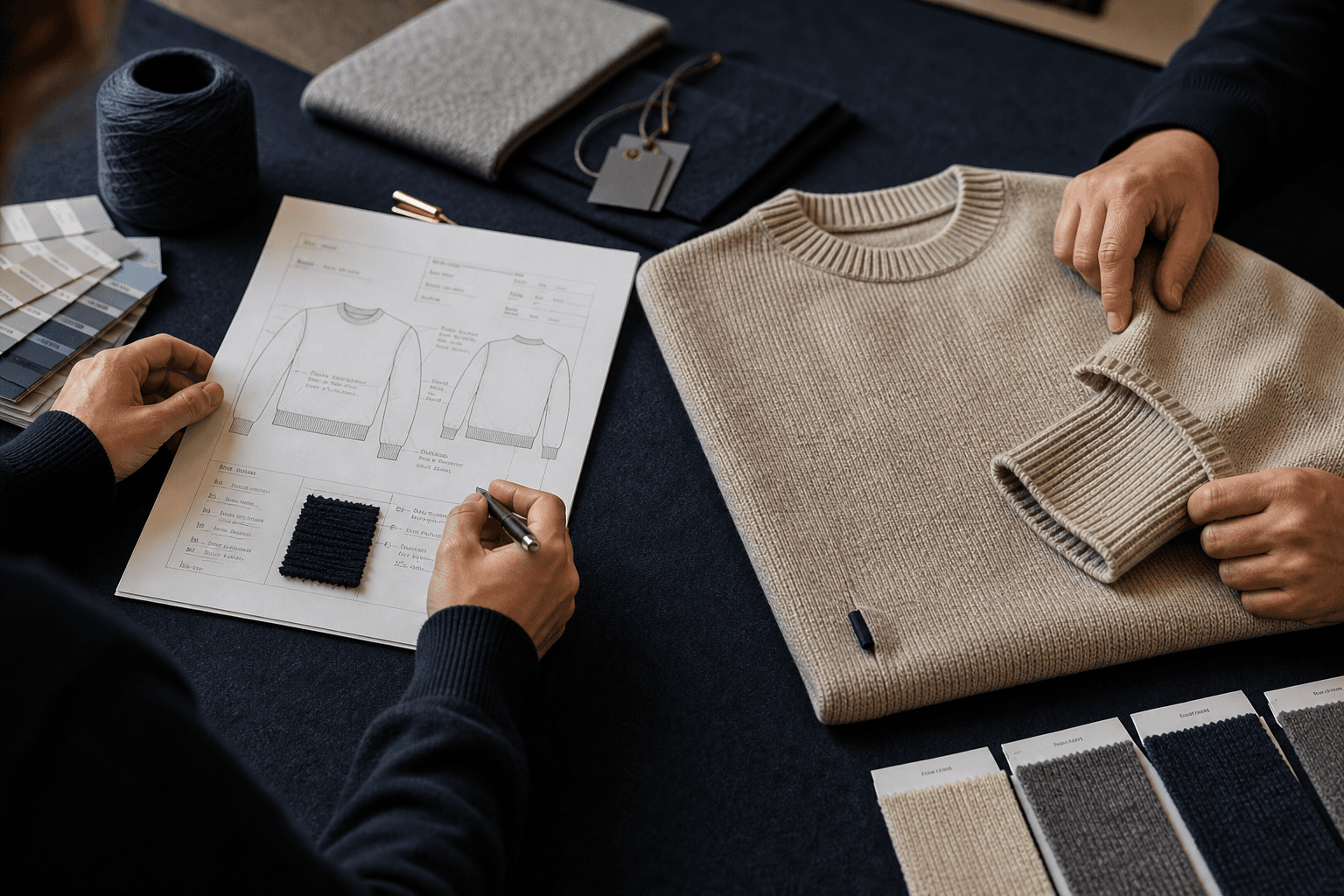 OEM vs ODM Knitwear: What Apparel Brands Should Know resource cover image for B2B knitwear buyers.