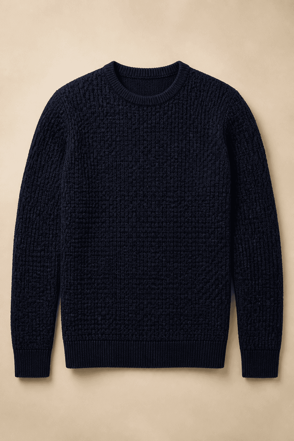 Ready Sample Men's Textured Sweater main product image for B2B knitwear sourcing.